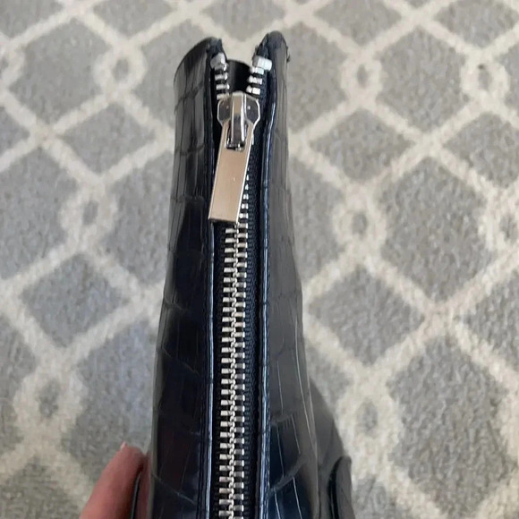 PrettyLittleThing Cleated Sole Zip Front High ankle Bootie Black Women’s size 7 - Picture 13 of 16